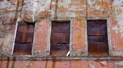 Old dilapidated house