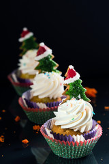 Christmas cupcakes