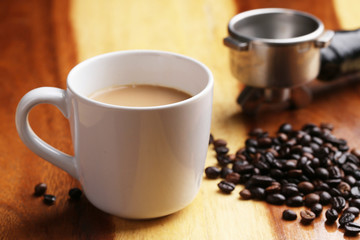 Cup of hot coffee ,Espresso