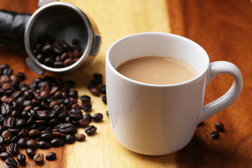 Cup of hot coffee ,Espresso