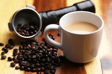 Cup of hot coffee ,Espresso