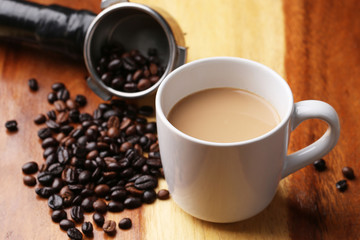 Obraz na płótnie Canvas Cup of hot coffee ,Espresso
