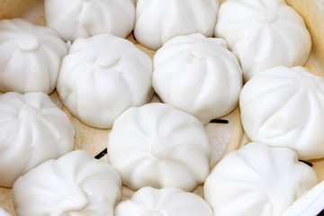 Fototapeta na wymiar dumplings on white background