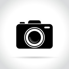 camera icon on white background