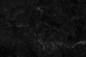 Fototapeta na wymiar Black marble texture background with detailed structure beautiful and luxurious, abstract marble texture in natural patterns for design art work, black stone floor pattern with high resolution.