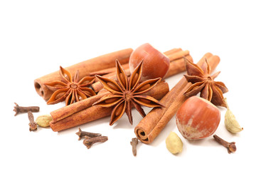 cinnamon,anise and nuts