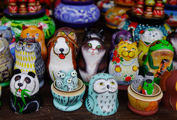 Izmailovsky Market in Moscow, Russia