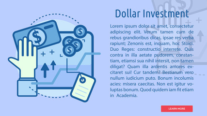 Dollar Investment Conceptual Banner