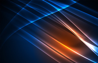 Vector polar lights concept background