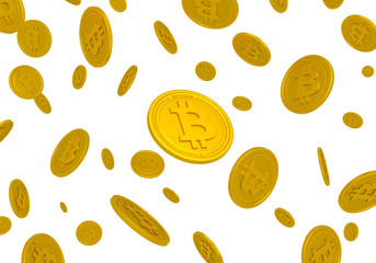 Golden bitcoins