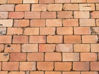 Classic beautiful textured  brick wall background.