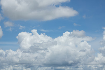Naklejka na ściany i meble Cloud in blue sky background