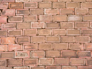 Classic beautiful textured  brick wall background.