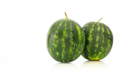 Watermelons isolated on white background