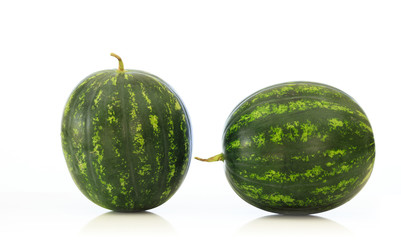 Watermelons isolated on white background
