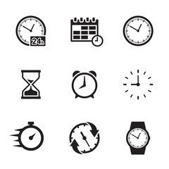 Time related icons set