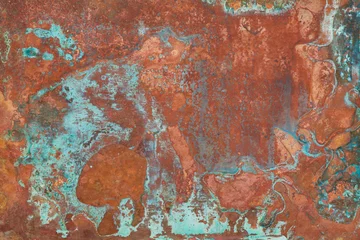 Foto op Plexiglas Old copper texture © donatas1205
