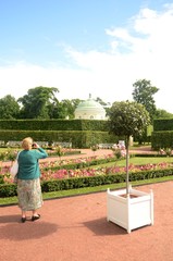 Extérieurs du palais de Tsarkoïe Selo (Ville de Pouchkine/Russie)
