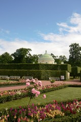 Ext&eacute;rieurs du palais de Tsarko&iuml;e Selo (Ville de Pouchkine/Russie)