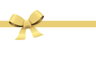 gold ribbon bow