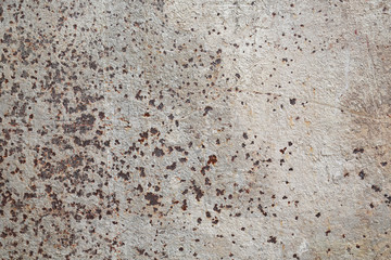 old grunge rusty zinc wall for textured background.