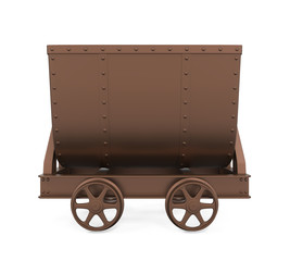 Mining Cart Isolated
