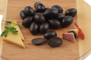 Preparing breakfast with cheese