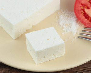 Preparing breakfast with cheese