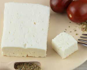 Preparing breakfast with cheese