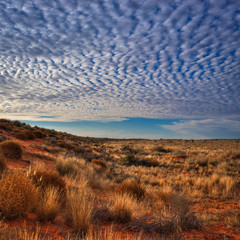 Beautiful Desert Landscape and Skyscape - 165789863