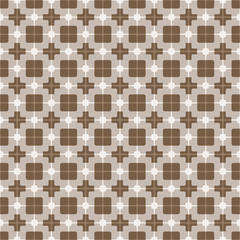 Geometric pattern in brown color