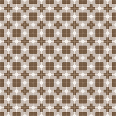 Geometric pattern in brown color