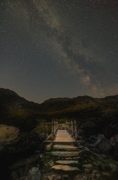 The Milky Way over Snowdonia, North Wales