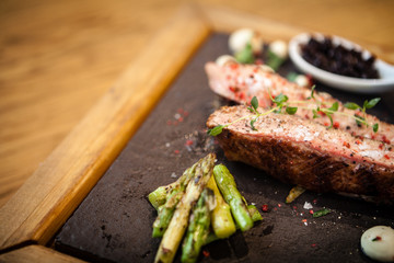 Grilled duck breast