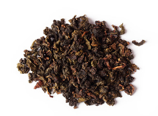 tea on the white background