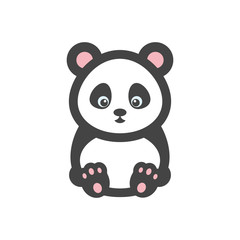 Panda bear vector illustration
