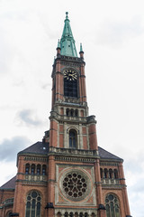 Fototapeta na wymiar St John church (Johanneskirche) in Dusseldorf, Germany