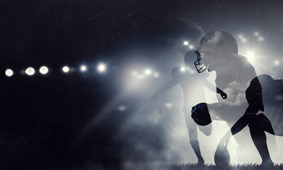 It is game time. Mixed media