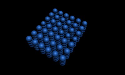Объемные геометрические фигуры в качестве фона