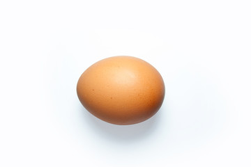chicken egg isolated on a white background