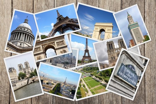 Paris - travel collage