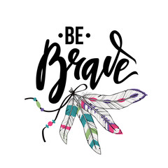 Obraz premium Vector illustration with inspirational quote lettering 