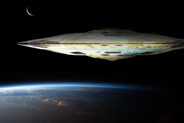 A fleet of massive spaceships known as motherships take position over Earth for a coming invasion...