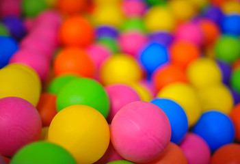 Beautiful background of multi-colored balls
