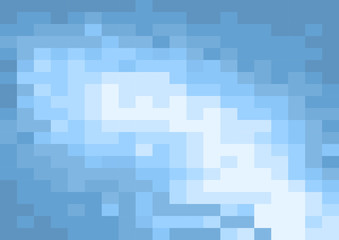 Blue background which consist of rectangles, vector illustration