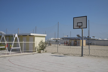 Fototapeta na wymiar basketball playground