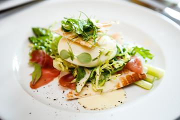 Fresh salad of mozzarella