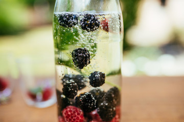 Infused Detox Water In A Bottle