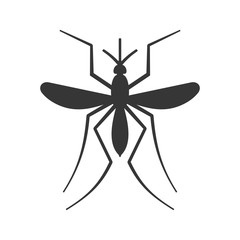 Mosquito Icon on White Background. Vector