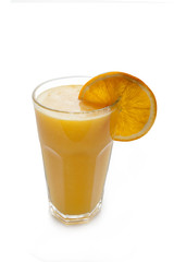 isolated bottle of orange juice